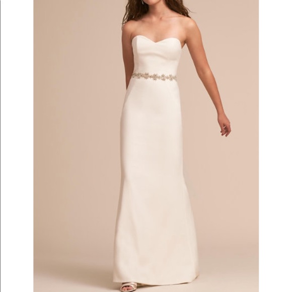 BHLDN Amy Kuschel “Paige” ivory wedding gown size 4/6